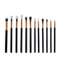 12 Rose Gold Eye Makeup Brush Universal Modeling Daily Makeup Brush Set Soft Fur Eye Shadow Brush - Glitz Up Your Eyes