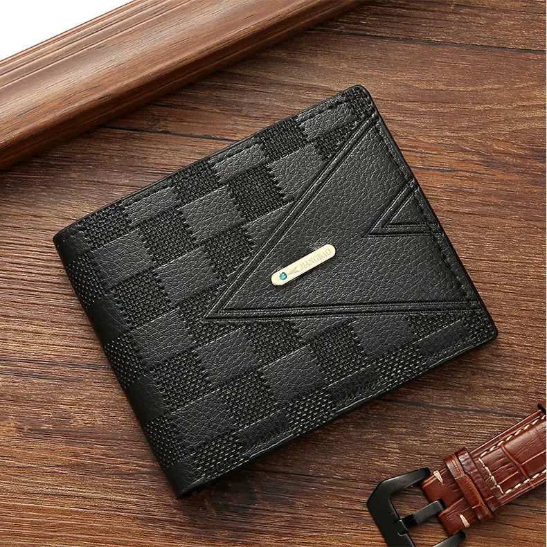 Mentide portefeuille Mifold Black marron pu cuir slim RFID Blocking Carte Solder