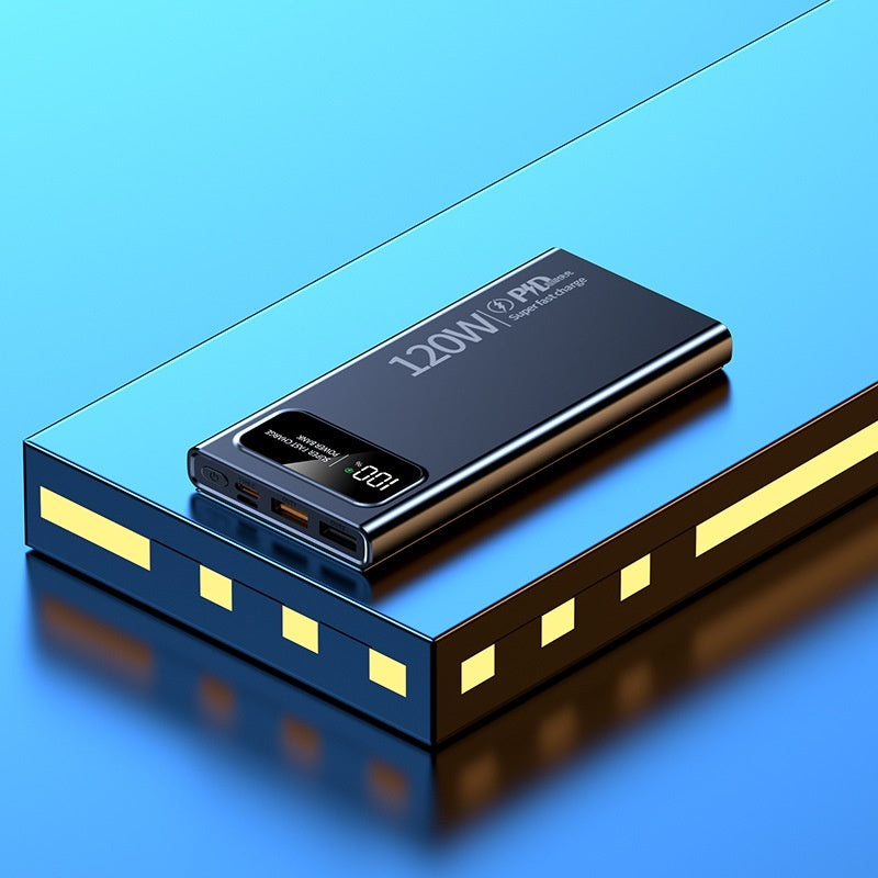 120W Power Bank with Super Fast Charge and Large Capacity Mobile Options - Teleplus 120w power bank super fast charge