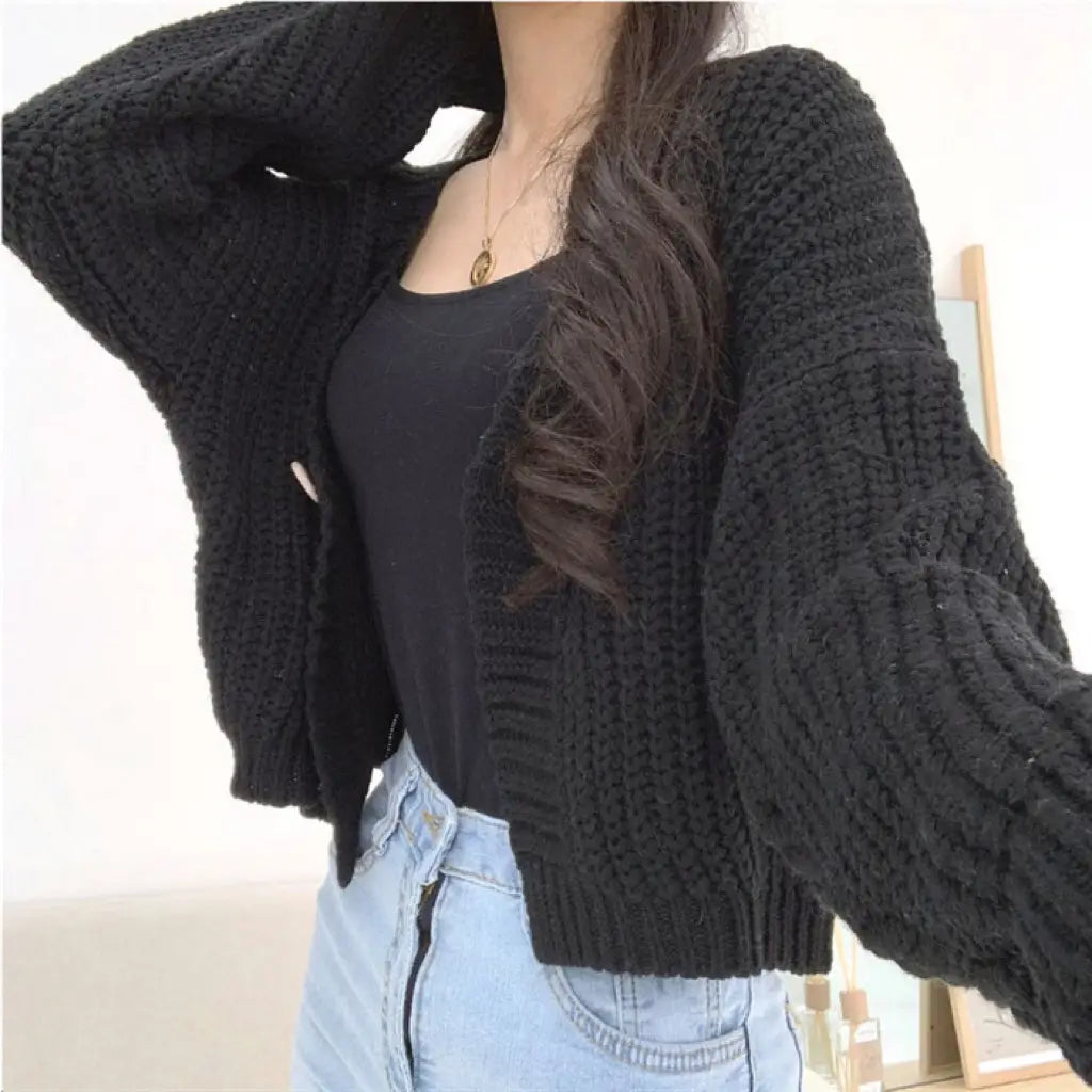 Dames batwing mouw wollen blend oversized trui trui pullover meerdere kleuren