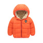 Children’s hooded and down padded jacket