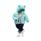 Children’s cotton-padded jacket with thin ears down jacket