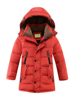 -30 Degree Children’s Winter Jackets Duck Down Padded Children Clothing Big Boys Warm Winter Down Coat Thickening