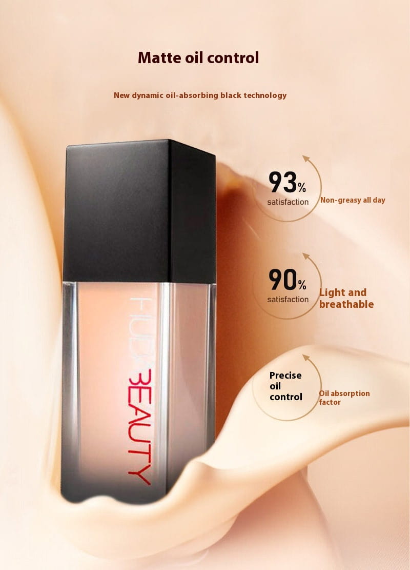 Liquid Foundation Concealer with Moisturizer and Oil Control for All Skin Types