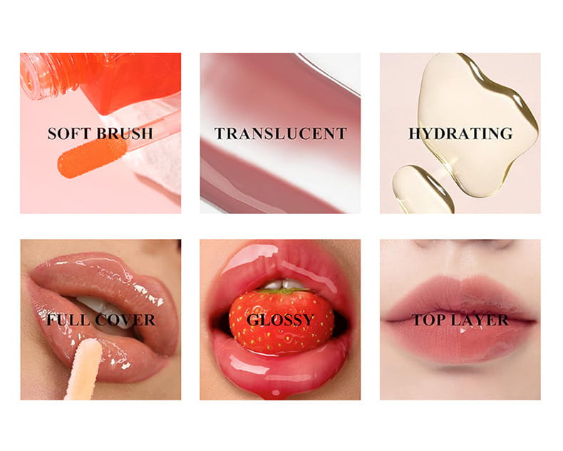 Honey Aloe Lip Gloss Moisturizing Oil for Soft and Hydrated Lips