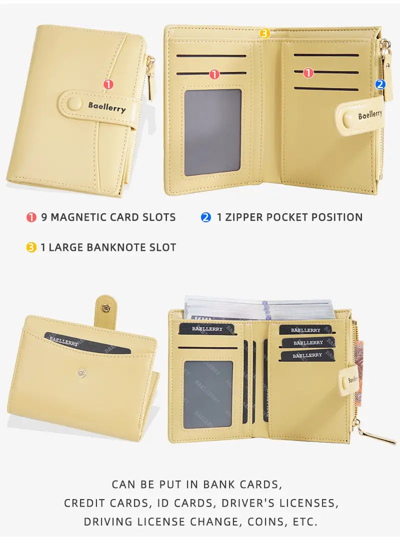 Vargusvastase RFID-blokeerimise ja kerge disainiga veekindel polüester-rahakott