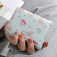 Women’s Fashion Pointed Small Bear Print Student Wallet - Bear-y Cute Wallet for Trendsetting Students