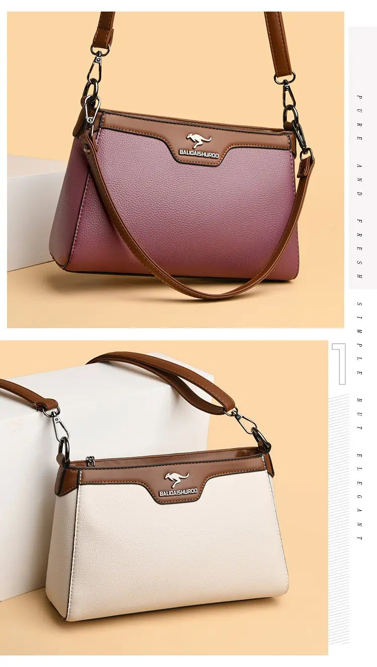 Organisateur de valise de voyage en cuir PU avec plusieurs poches à fermeture éclair