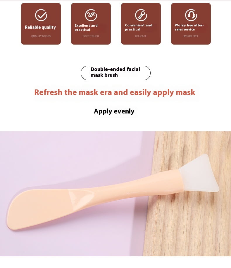 Dual Head Makeup Brush for Clay Mask Beauty and Tools