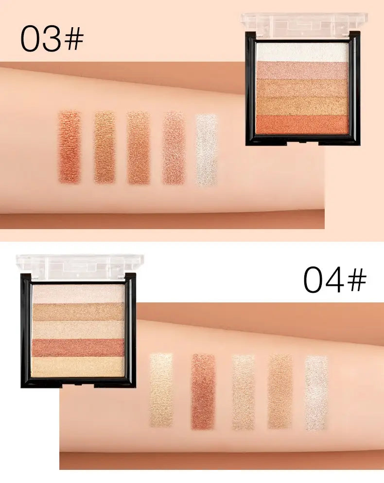 Natural Eye Shadow Plate Six Universal Shades Long Lasting Makeup Palette