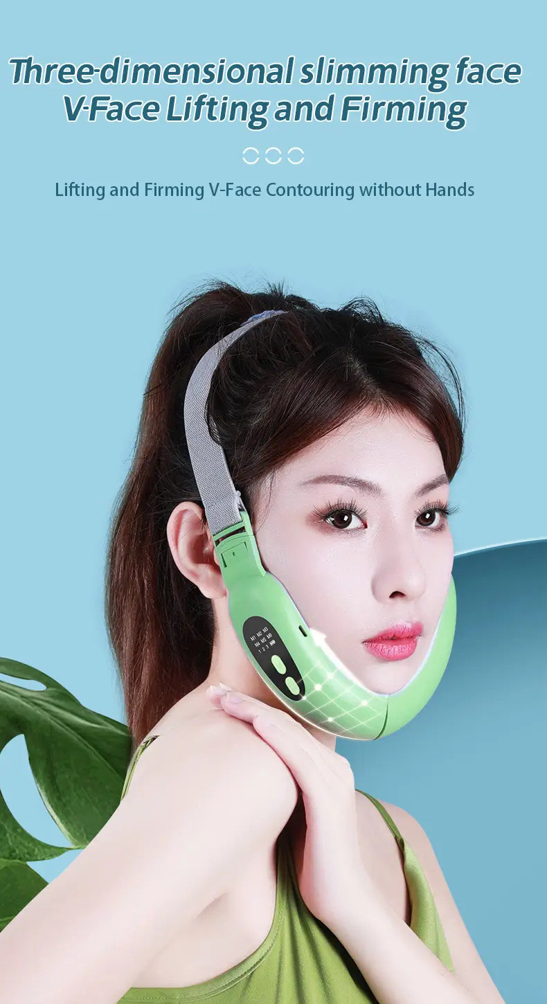 Face Slimming Beauty Instrument Household Double High Frequency Micro Vibration