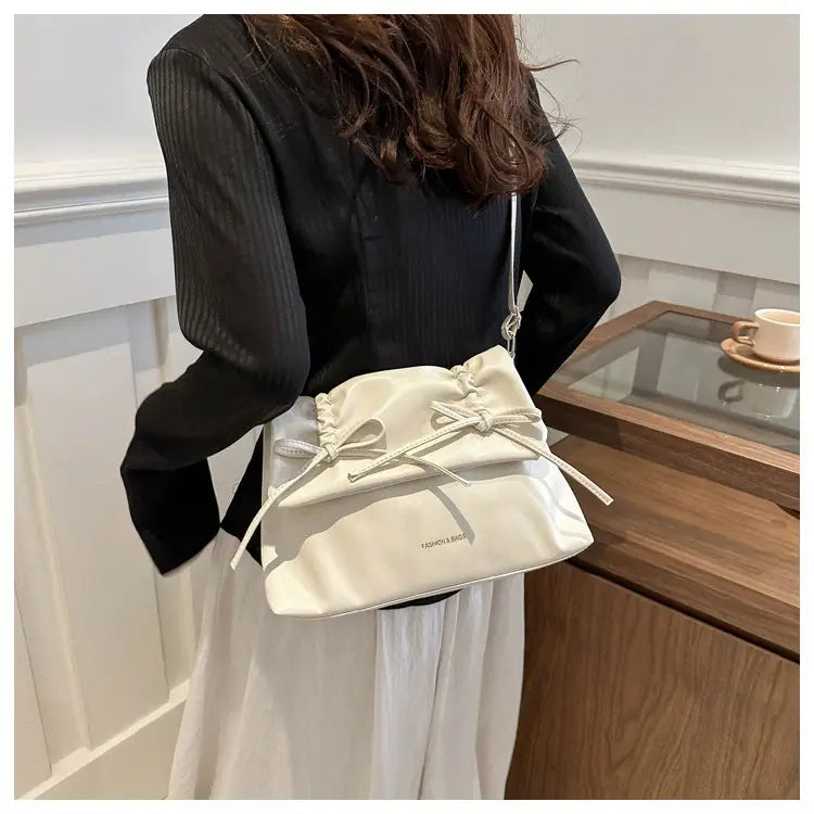 Sac à bandoulière en cuir PU avec plusieurs poches pour femmes et filles