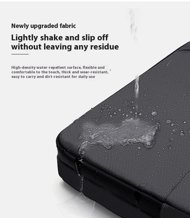 14 Inch Laptop Sleeve Oxford Fabric Protective Case Light Gray Dark