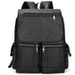 14 Inch PU Leather Laptop Backpack for Men and Women Travel Work School - Bag