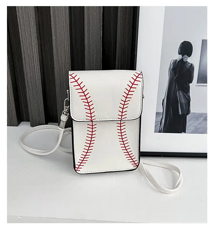 Fehér és sárga puha PU válltáska belső cipzárral