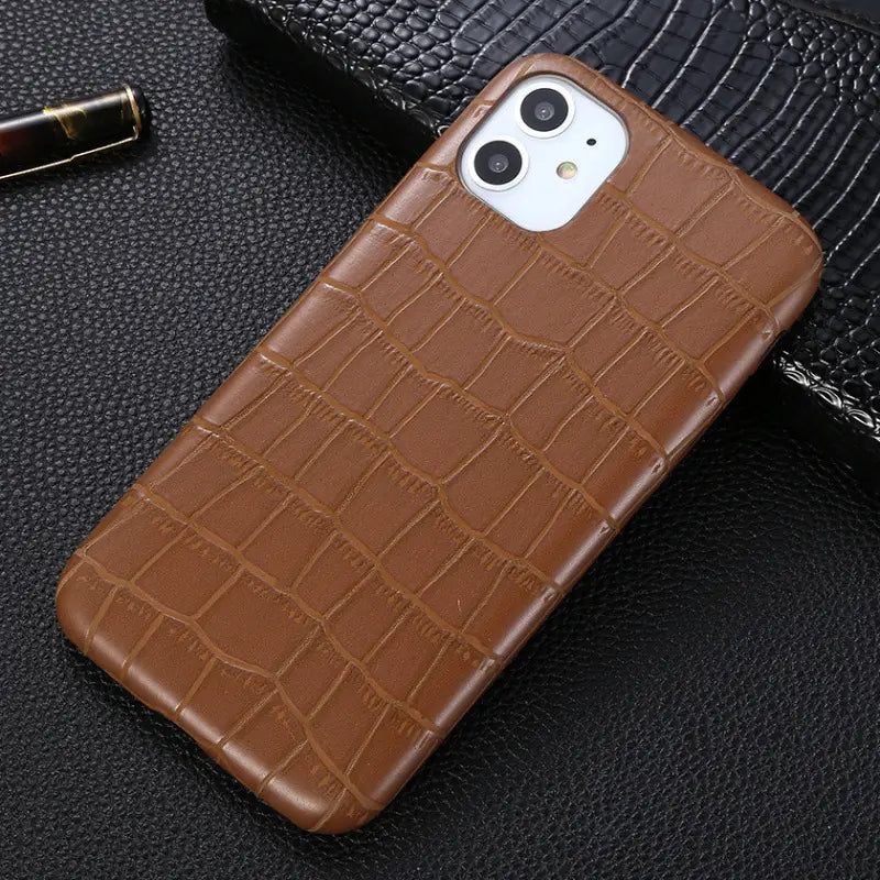 Vintage imitation leather phone case