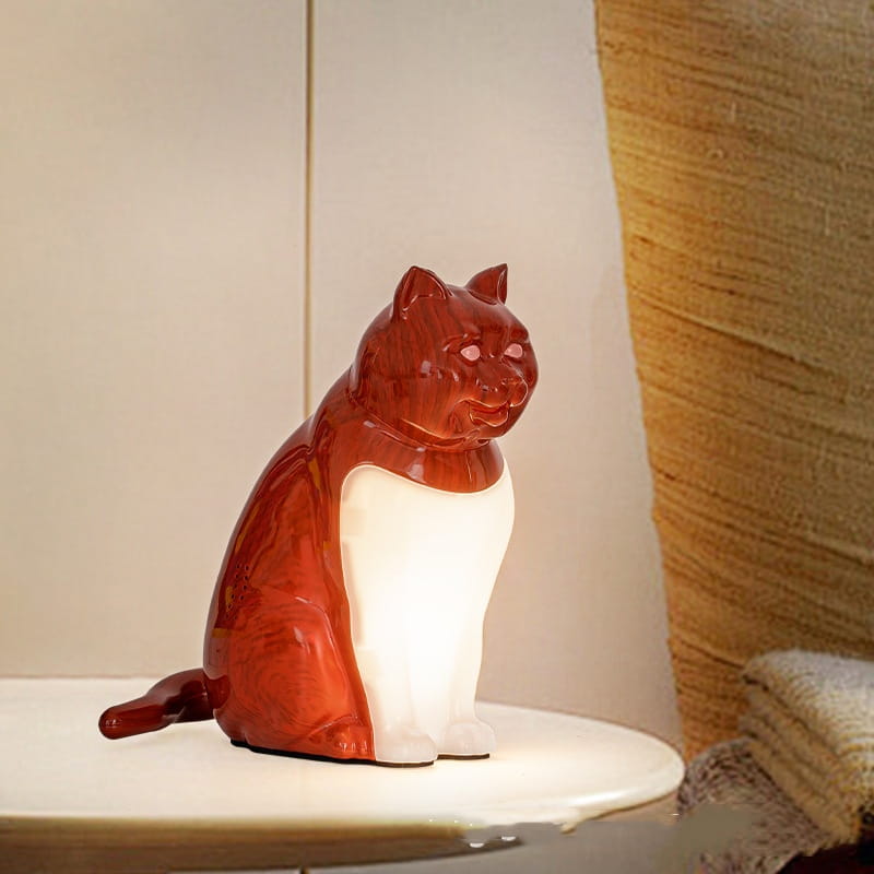Decorative Night Light with USB Charging for Bedroom and Cat