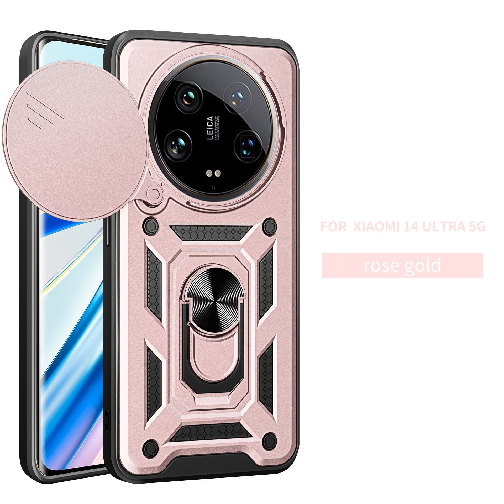 14Ultra Sliding Window Phone Case for Xiaomi 14 Ultra 13 Pro Redmi A3 - Teleplus Devices 14ultra sliding window phone