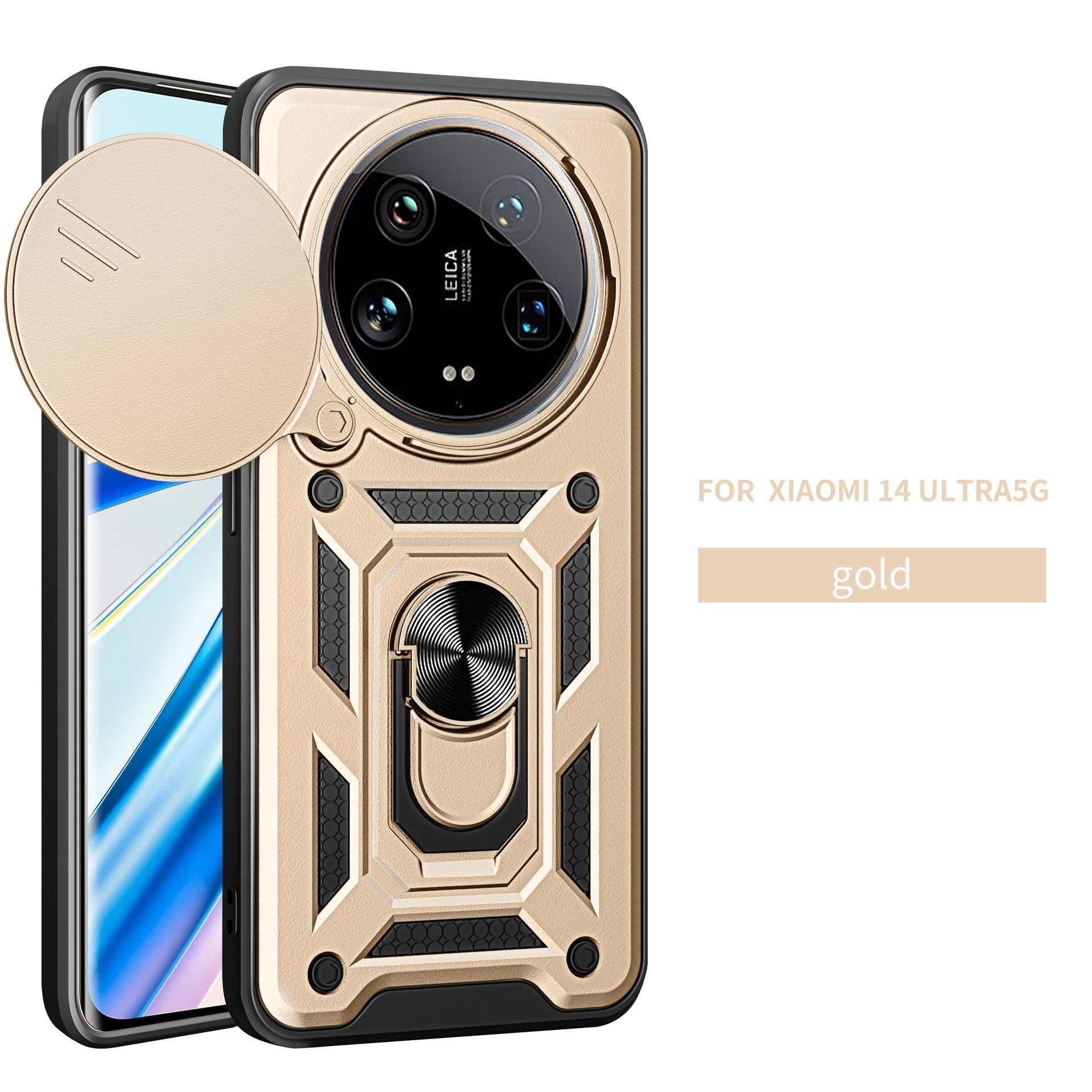 14Ultra Sliding Window Phone Case for Xiaomi 14 Ultra 13 Pro Redmi A3 - Teleplus Devices 14ultra sliding window phone