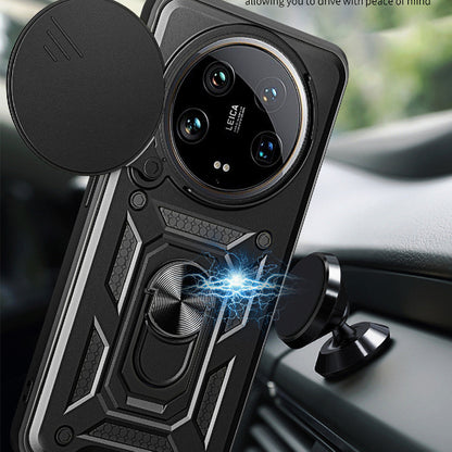 14Ultra Sliding Window Phone Case for Xiaomi 14 Ultra 13 Pro Redmi A3 - Teleplus Devices 14ultra sliding window phone