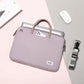 15.6 Inch Laptop Bag Nylon Zipper Case Compatible with MacBook Dark Blue Pink