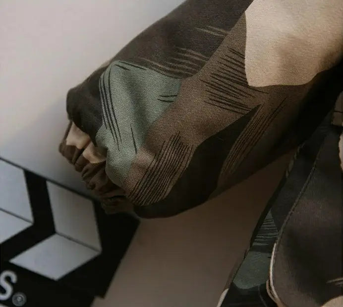 Baby Winter Camouflage Padded Cotton Jacket with Fur Collar for Boys