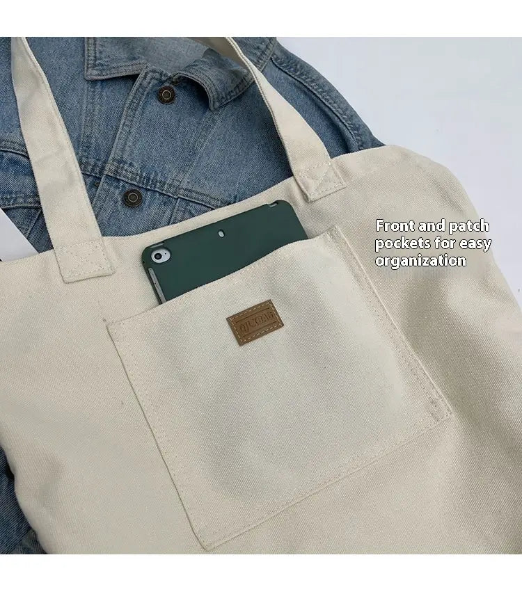 Sac vertical carré de valise de voyage en toile avec organisateur d'emballage à fermeture éclair