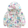 Children's cartoon dinosaur jacket - Pink bird