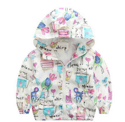 Children’s cartoon dinosaur jacket