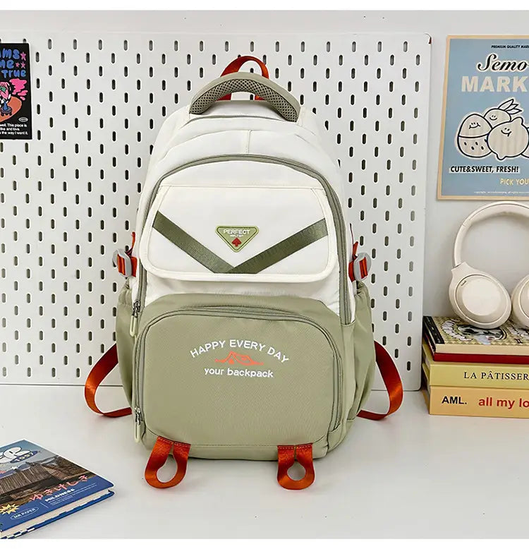 Backpack unisex Nylon School BOOK LIGHTRABAG più colori