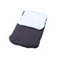 Baby Fleece-lined Sleeping Thickened Knitting Warm Sleeping Wool Stroller Sleeping Bag - Cozy Baby Sleeping Bag