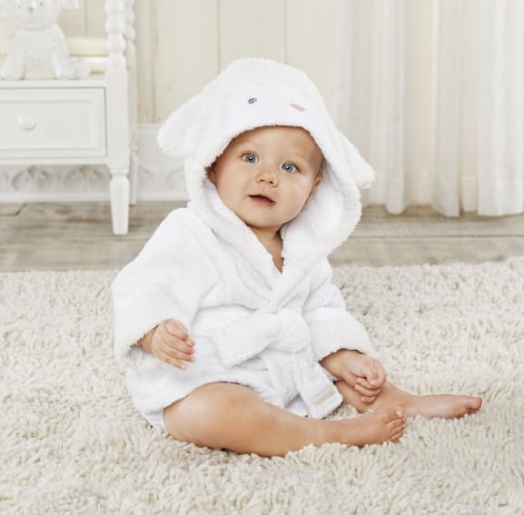 Children’s Hooded Absorbent Animal-shaped Bathrobe