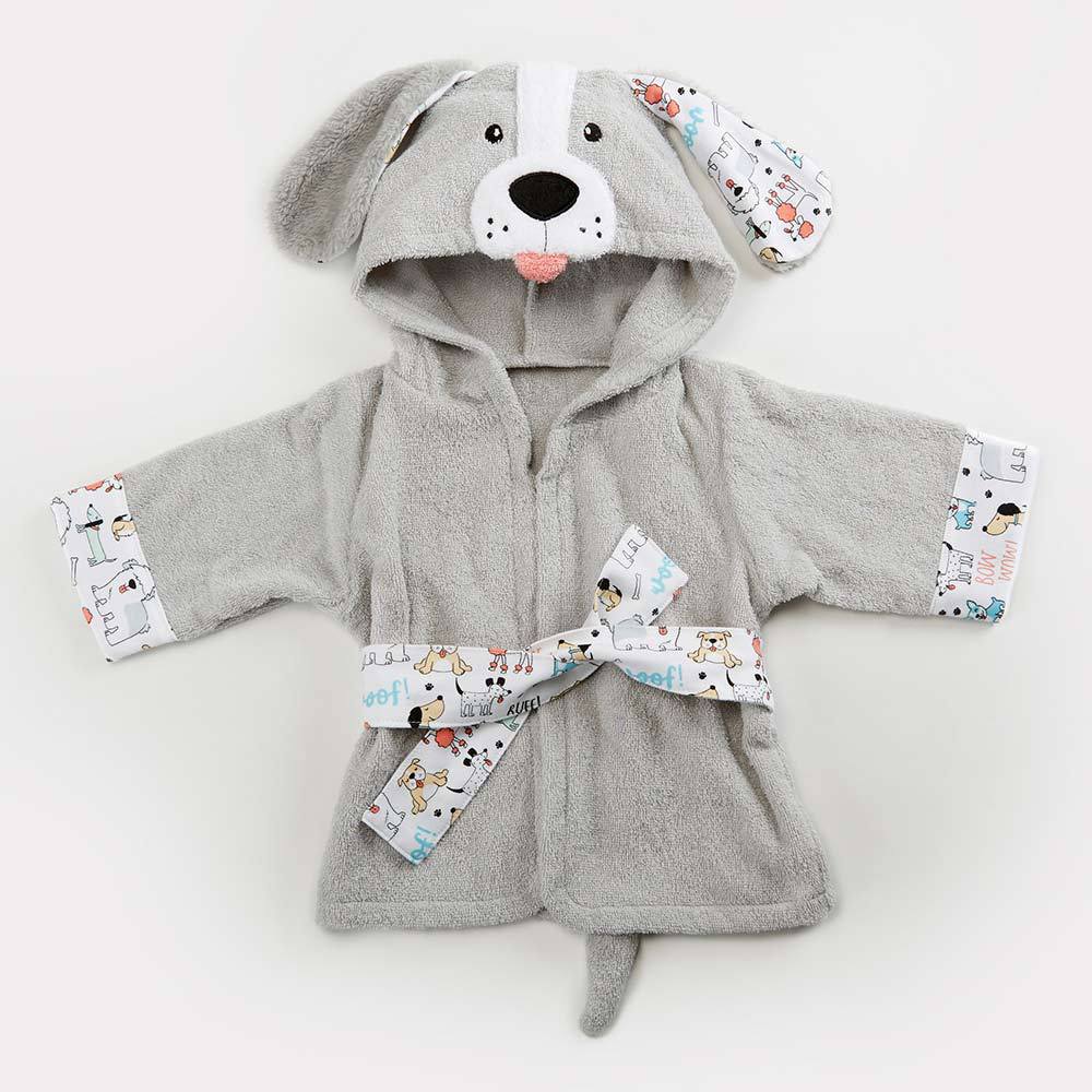 Children’s Hooded Absorbent Animal-shaped Bathrobe