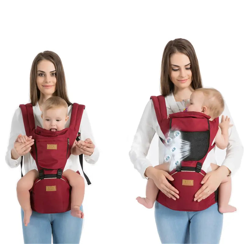 Breathable Baby Waist Stool With Baby Carrier