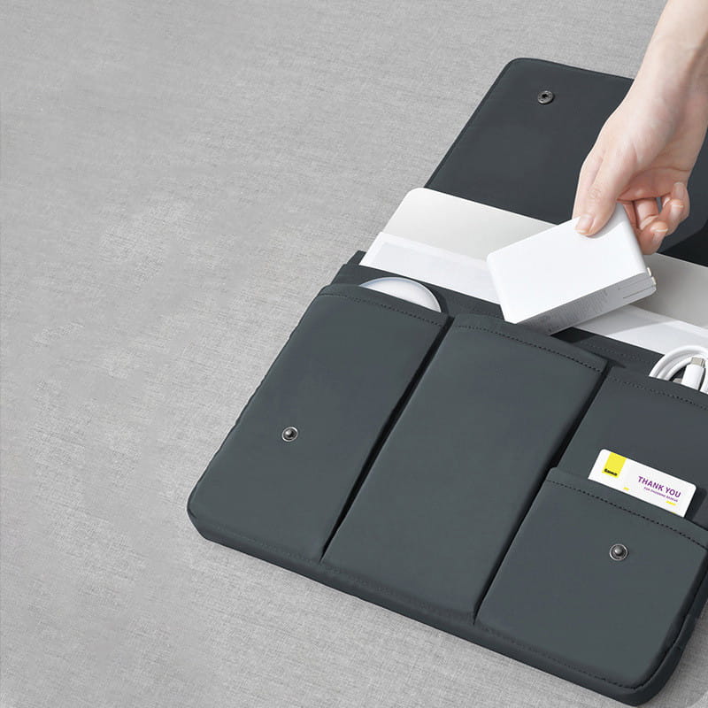 Vattentät nylonkamera bärbarväska med magnetisk spänne och flera fickor