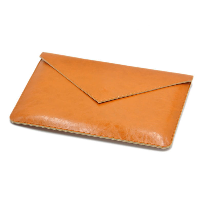 Brown Bright Leather Case Compatible with iPhone European and American Models