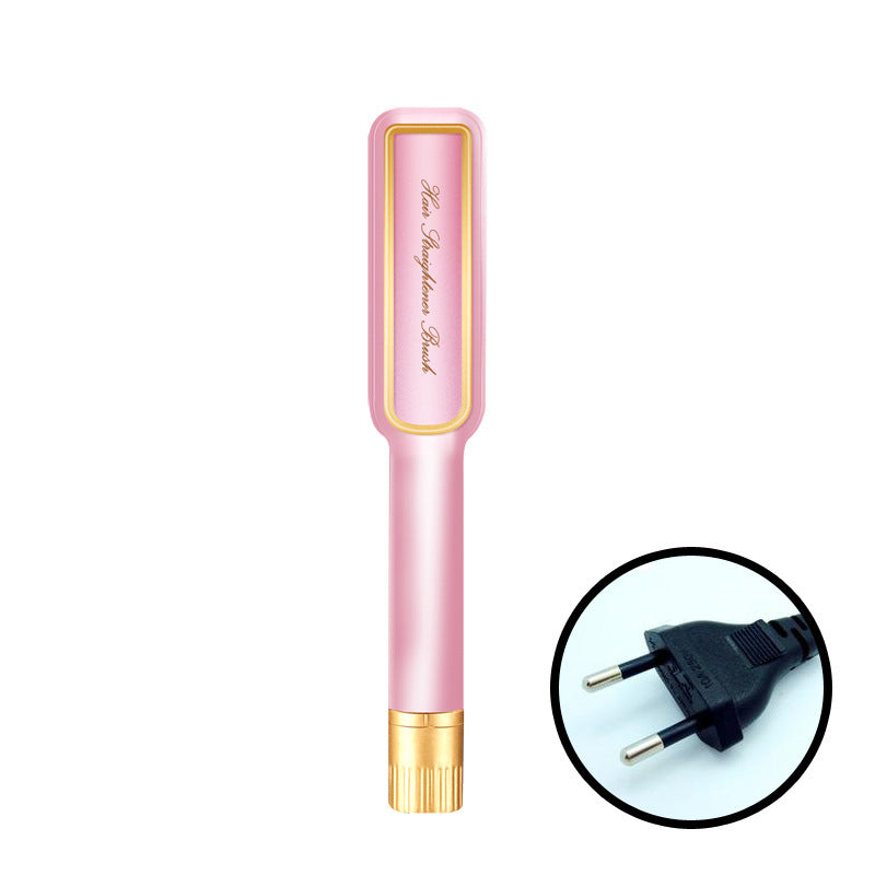 Hair Straightener Electric Splint Straight Clamp Ceramic Hair Straightener Straight Plate Black Electronic Thermostat