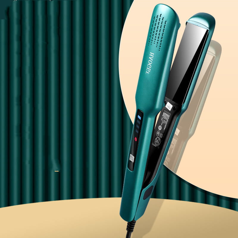 Electric Splint Curling Iron with Temperature Control and Dual-Use Heat Conductor