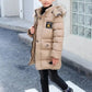 Children’s Hooded Cotton Coat With Fur Collar And Cotton Quilted Jacket