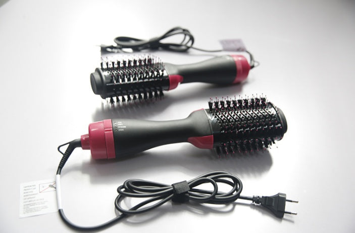 Multifunctional Hot Air Comb Amazon Cross-Border Three-In-One Hair Dryer Curler Straight Hair Comb Styling Comb