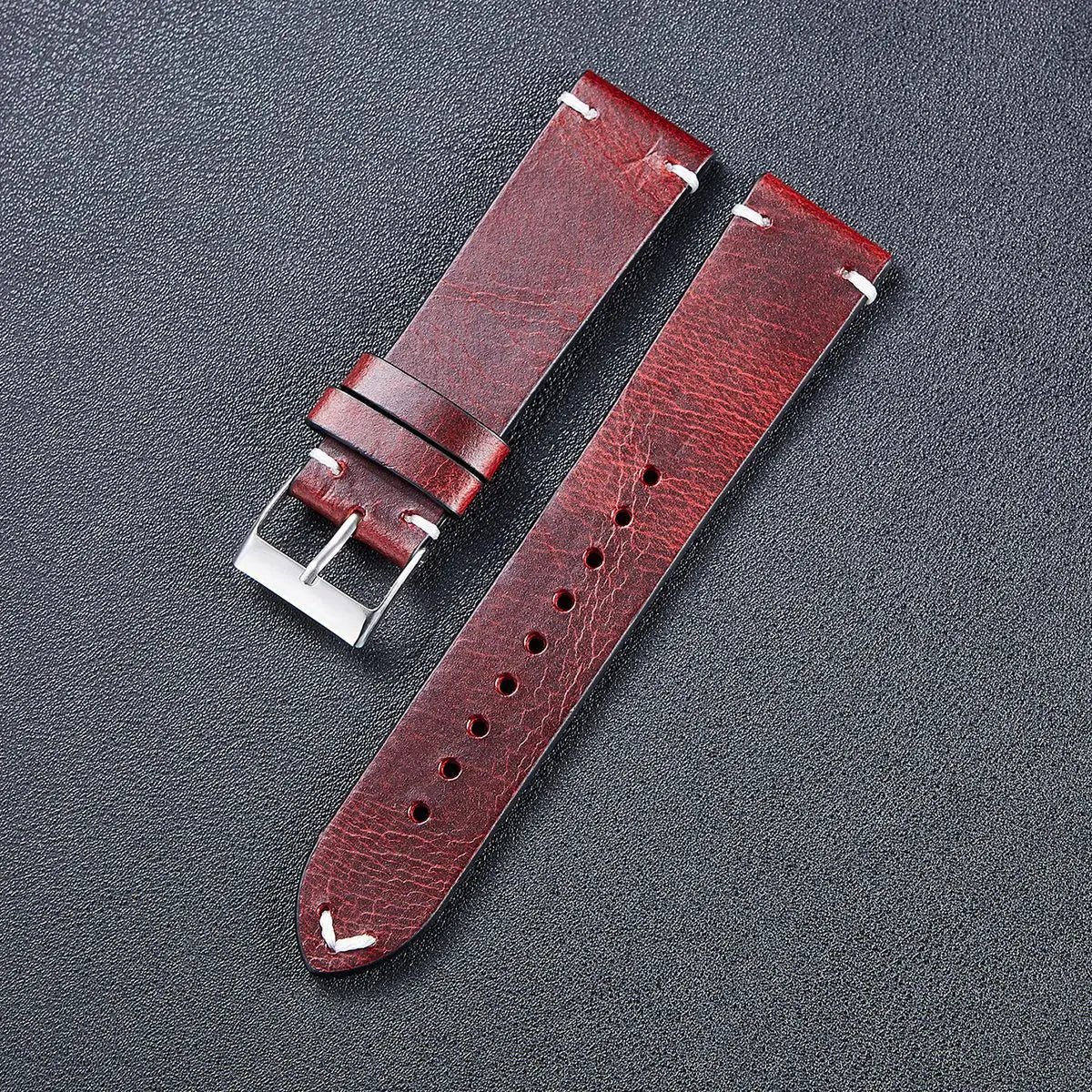 Pure Leather Leather Strap Men’s And Women’s Thin Italian Leather