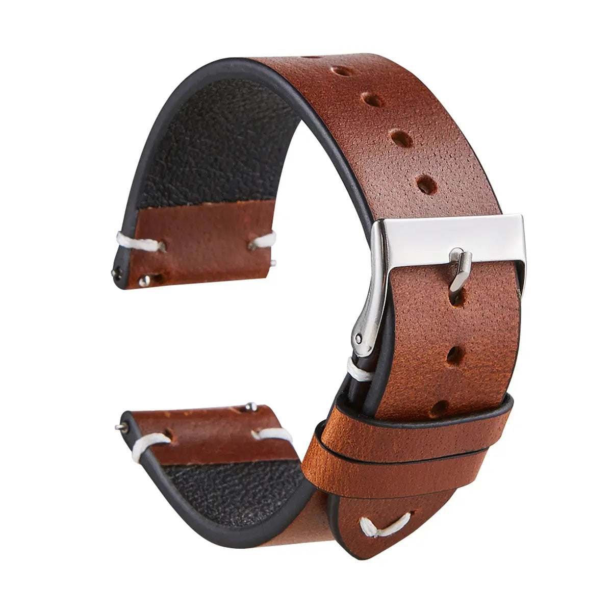 Pure Leather Leather Strap Men’s And Women’s Thin Italian Leather