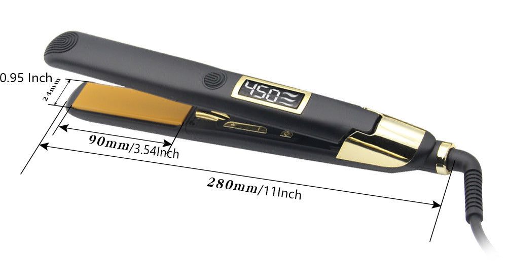 Cross Border Foreign Trade Manufacturer Direct Supply Hair Straightener Amazon Hot Sale Negative Ion Curler Factory