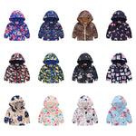 Spring And Autumn Thin Hooded Baby Cute Zipper Sweater Children’s Jacket