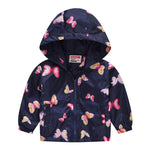 Spring And Autumn Thin Hooded Baby Cute Zipper Sweater Children’s Jacket