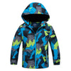 Boys' Outdoor Sports Windbreaker With Warm Waterproof Cloth - A