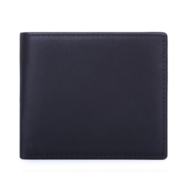 Male Leather Wallet with Hidden Compartments in Layer Cowhide for the United States