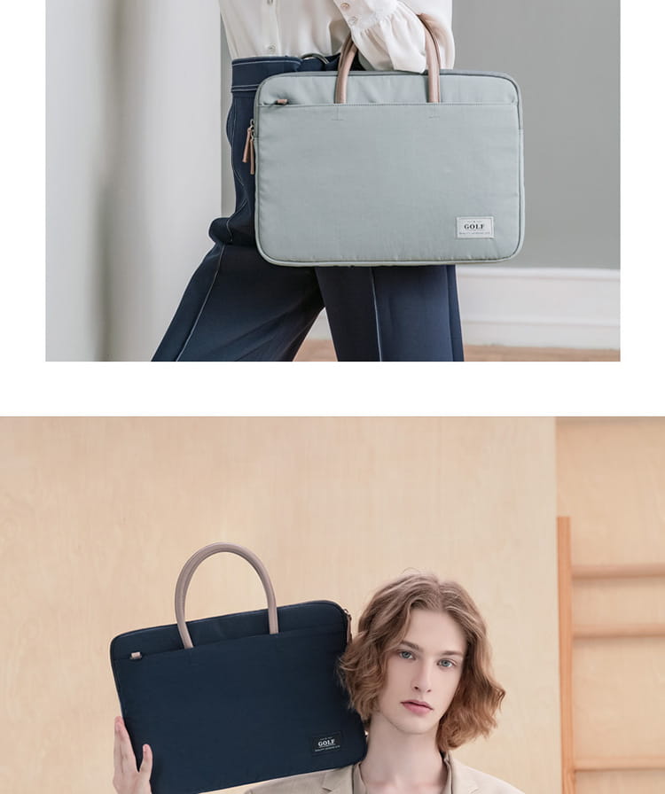 15,6 tums bärbar dator Nylon blixtlås Fodral kompatibel med MacBook Dark Blue Pink