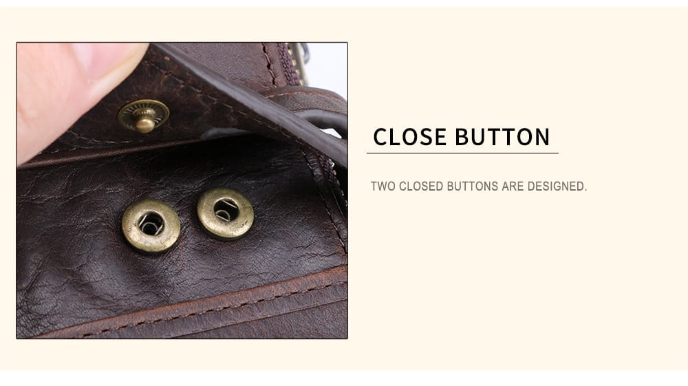 Men’s Leather Wallet with Concealed Pocket and Bill Holder in the United States