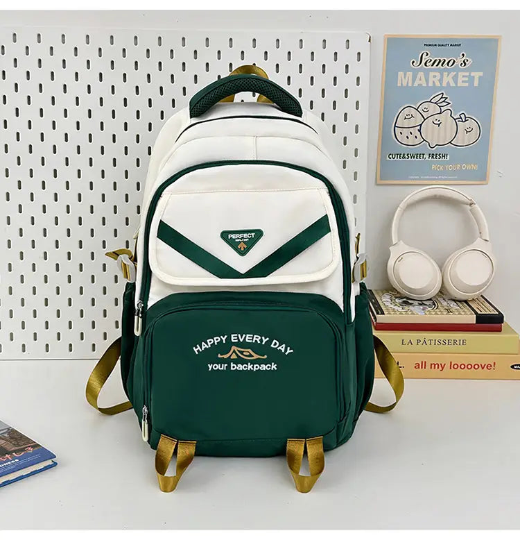 Backpack unisex Nylon School BOOK LIGHTRABAG più colori